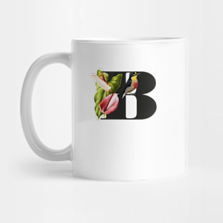 Botanical Alphabet B Mug